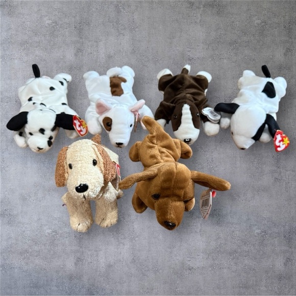 Ty Beanie Babies Dog Plush Toy Collection - NWT - Picture 1 of 7